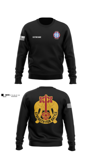 Crew Neck Sweatshirt, 373rd CSSB, Army, Teamtime, Team time, sublimation, custom sports apparel, team uniforms, spirit wear, spiritwear, sports uniforms, custom shirts, team store, custom team store, fundraiser sports, apparel fundraiser