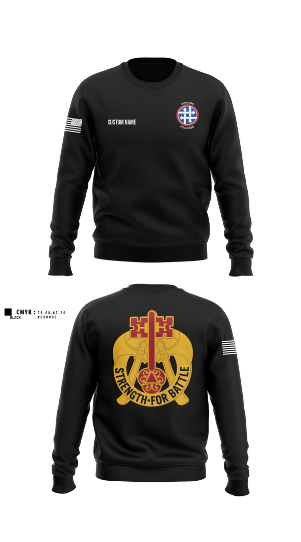 Crew Neck Sweatshirt, 373rd CSSB, Army, Teamtime, Team time, sublimation, custom sports apparel, team uniforms, spirit wear, spiritwear, sports uniforms, custom shirts, team store, custom team store, fundraiser sports, apparel fundraiser