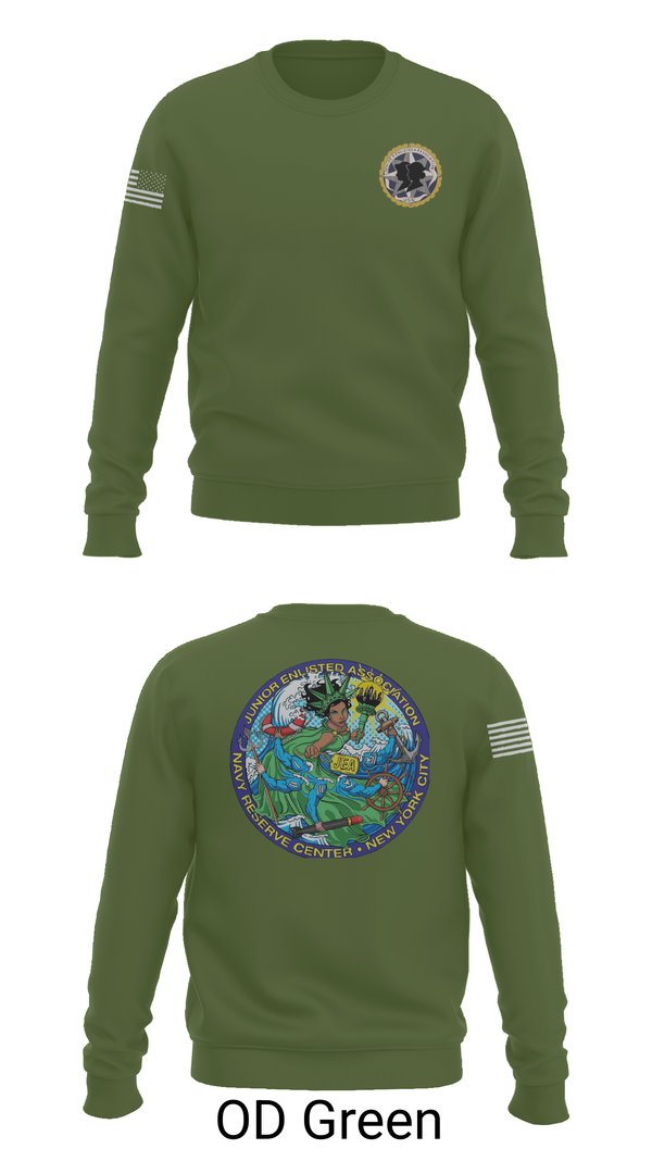 Crew Neck Sweatshirt, NYC JEA, , Teamtime, Team time, sublimation, custom sports apparel, team uniforms, spirit wear, spiritwear, sports uniforms, custom shirts, team store, custom team store, fundraiser sports, apparel fundraiser