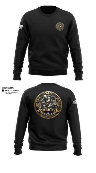 Crew Neck Sweatshirt, OAG-DT, Police, Teamtime, Team time, sublimation, custom sports apparel, team uniforms, spirit wear, spiritwear, sports uniforms, custom shirts, team store, custom team store, fundraiser sports, apparel fundraiser