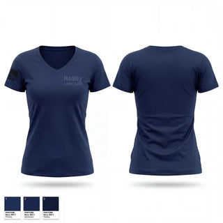 Womens Short Sleeve Vneck Shirt, Hadley Local 5486, Fire Department, Teamtime, Team time, sublimation, custom sports apparel, team uniforms, spirit wear, spiritwear, sports uniforms, custom shirts, team store, custom team store, fundraiser sports, apparel fundraiser