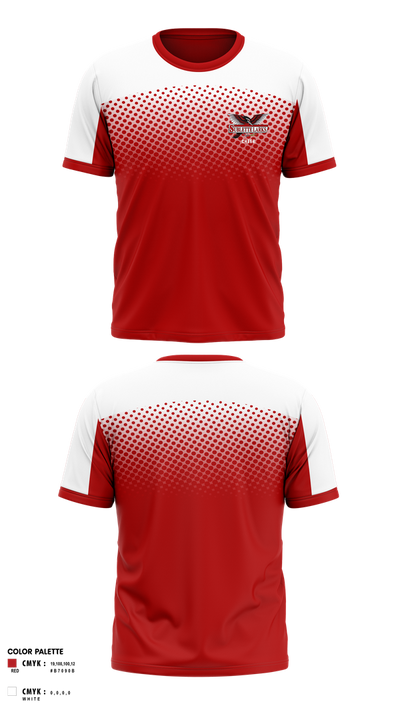 Sublette Middle School Cheer Short Sleeve Performance Shirt - 1