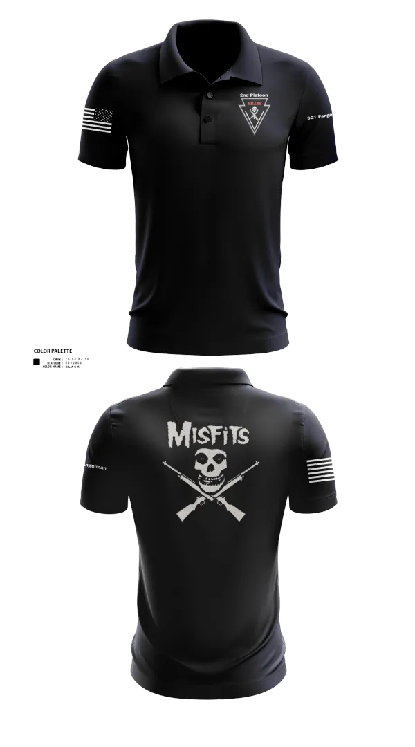 Short Sleeve Performance Polo, 2/11 killer troop, Army, Teamtime, Team time, sublimation, custom sports apparel, team uniforms, spirit wear, spiritwear, sports uniforms, custom shirts, team store, custom team store, fundraiser sports, apparel fundraiser