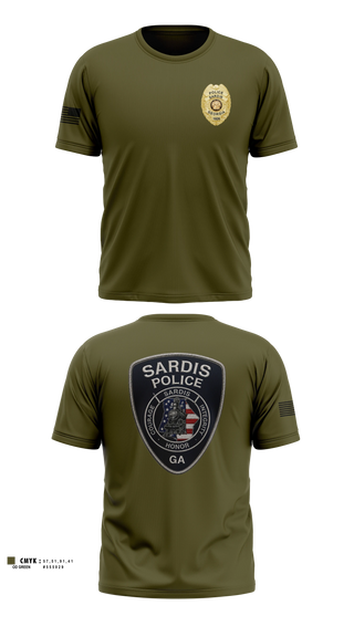 Old School Cotton Feel Shirt, Sardis Police Department, Police, Teamtime, Team time, sublimation, custom sports apparel, team uniforms, spirit wear, spiritwear, sports uniforms, custom shirts, team store, custom team store, fundraiser sports, apparel fundraiser