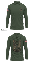 Lowcountry Leadership Battalion Long Sleeve Performance Shirt with hood - 4