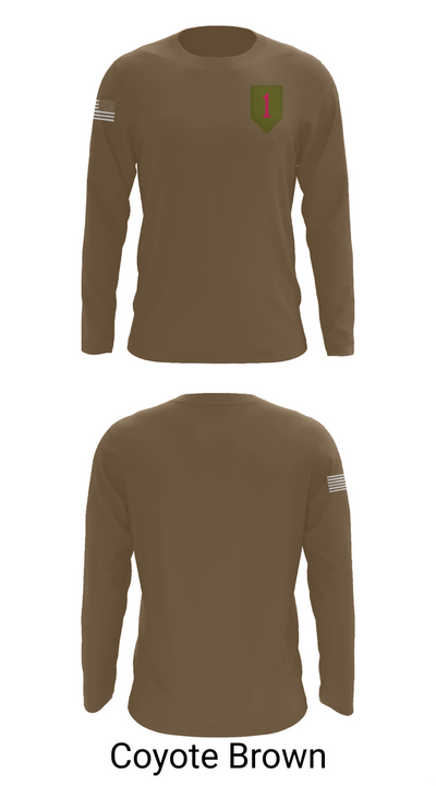 1st Infantry Division 14744110 Long Sleeve Performance Shirt 6