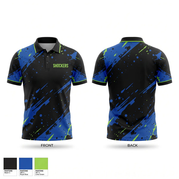 Short Sleeve Performance Polo, SHOCKERS, Softball, Teamtime, Team time, sublimation, custom sports apparel, team uniforms, spirit wear, spiritwear, sports uniforms, custom shirts, team store, custom team store, fundraiser sports, apparel fundraiser