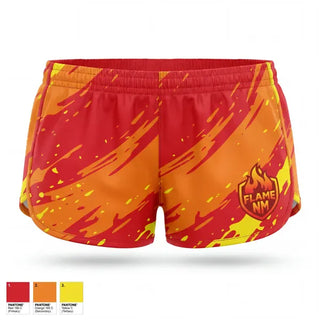 Womens Shorts, FLAME NM, , Teamtime, Team time, sublimation, custom sports apparel, team uniforms, spirit wear, spiritwear, sports uniforms, custom shirts, team store, custom team store, fundraiser sports, apparel fundraiser