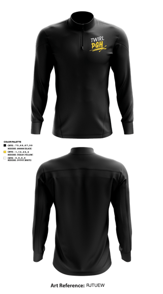 Quarter Zip Jacket, Twirl PGH, Spirit Store, Teamtime, Team time, sublimation, custom sports apparel, team uniforms, spirit wear, spiritwear, sports uniforms, custom shirts, team store, custom team store, fundraiser sports, apparel fundraiser
