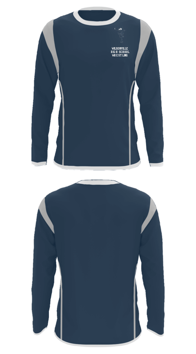 Wilsonville High School Wrestling 77157737 Long Sleeve Performance Shirt - 30