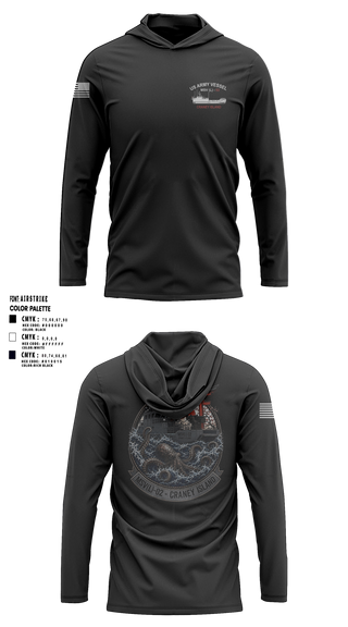 Long Sleeve Performance Shirt with hood, MSV, Army, Teamtime, Team time, sublimation, custom sports apparel, team uniforms, spirit wear, spiritwear, sports uniforms, custom shirts, team store, custom team store, fundraiser sports, apparel fundraiser