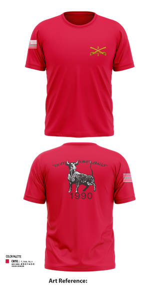 Short Sleeve Performance Shirt, 2nd Armored Cavalry Regiment, , Teamtime, Team time, sublimation, custom sports apparel, team uniforms, spirit wear, spiritwear, sports uniforms, custom shirts, team store, custom team store, fundraiser sports, apparel fundraiser