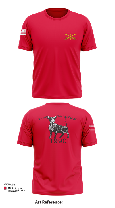 2nd Armored Cavalry Regiment 7857007 Short Sleeve Performance Shirt - 101