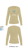 Herc Services 63879409 Women's Long Sleeve V-neck Shirt - 82