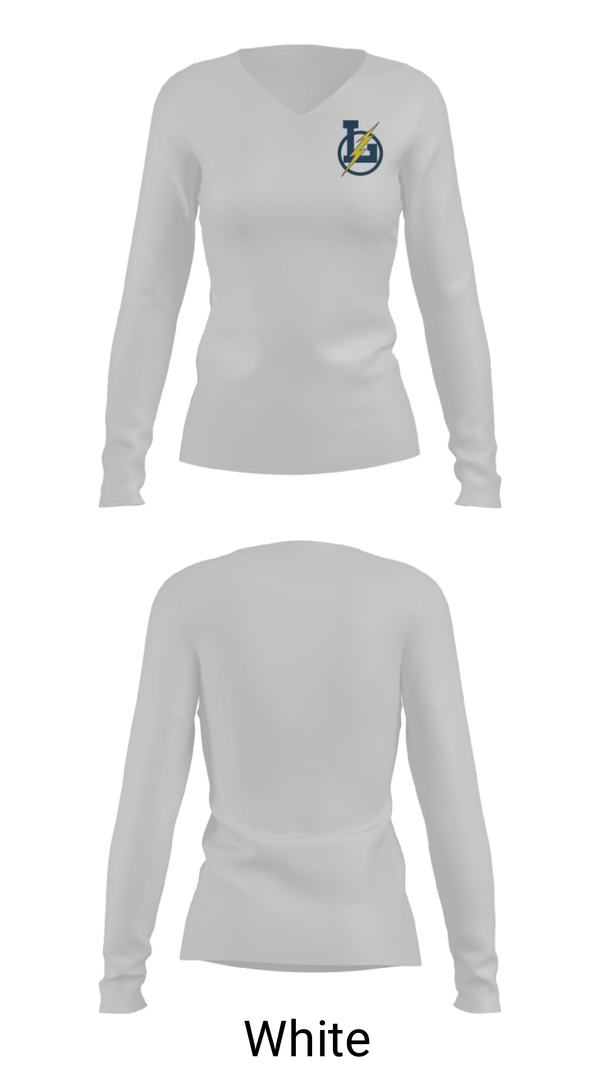 Women's Long Sleeve Vneck Shirt, Littlestown High School, Spirit Store, Teamtime, Team time, sublimation, custom sports apparel, team uniforms, spirit wear, spiritwear, sports uniforms, custom shirts, team store, custom team store, fundraiser sports, apparel fundraiser