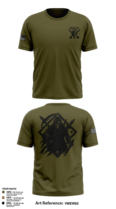 D CO 2-153 Short Sleeve Performance Shirt - 1