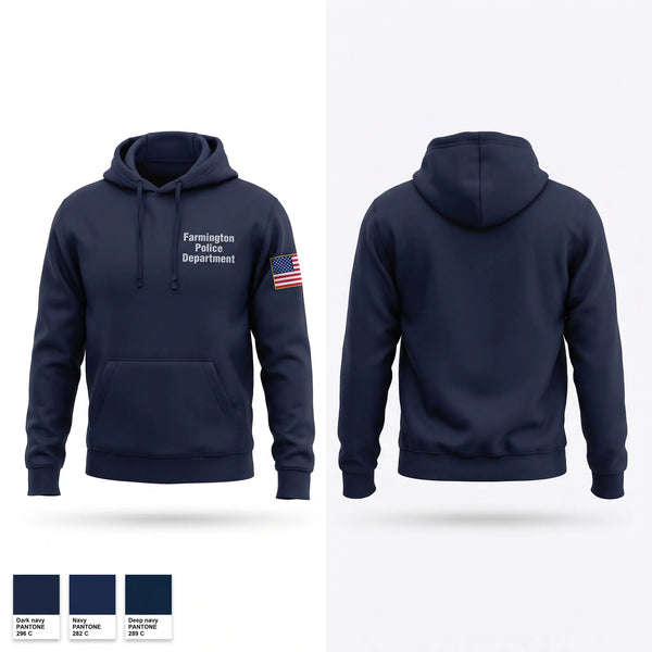 Hoodie, Farmington Police Department, Police, Teamtime, Team time, sublimation, custom sports apparel, team uniforms, spirit wear, spiritwear, sports uniforms, custom shirts, team store, custom team store, fundraiser sports, apparel fundraiser