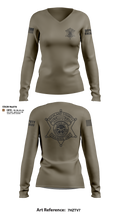 Richland County Sheriff's Department Training Unit Women's Long Sleeve V-neck Shirt - 7
