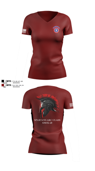 Womens Short Sleeve Vneck Shirt, , Army, Teamtime, Team time, sublimation, custom sports apparel, team uniforms, spirit wear, spiritwear, sports uniforms, custom shirts, team store, custom team store, fundraiser sports, apparel fundraiser