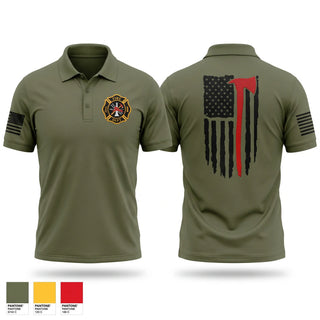 Short Sleeve Performance Polo, Warwick Township Fire Department, Fire Department, Teamtime, Team time, sublimation, custom sports apparel, team uniforms, spirit wear, spiritwear, sports uniforms, custom shirts, team store, custom team store, fundraiser sports, apparel fundraiser