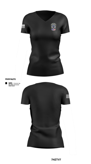 Womens Short Sleeve Vneck Shirt, Pennridge Regional Police, , Teamtime, Team time, sublimation, custom sports apparel, team uniforms, spirit wear, spiritwear, sports uniforms, custom shirts, team store, custom team store, fundraiser sports, apparel fundraiser