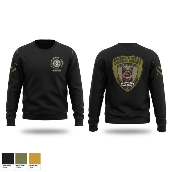 Crew Neck Sweatshirt, Chisago County ERU, Police, Teamtime, Team time, sublimation, custom sports apparel, team uniforms, spirit wear, spiritwear, sports uniforms, custom shirts, team store, custom team store, fundraiser sports, apparel fundraiser