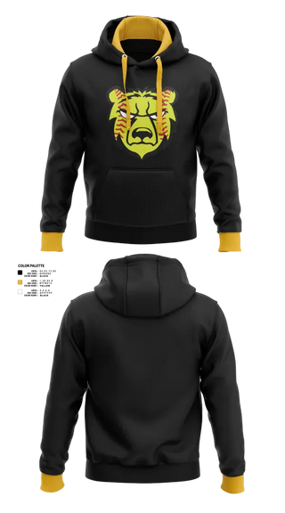 Hoodie, Billingsley Lady Bears, Softball, Teamtime, Team time, sublimation, custom sports apparel, team uniforms, spirit wear, spiritwear, sports uniforms, custom shirts, team store, custom team store, fundraiser sports, apparel fundraiser