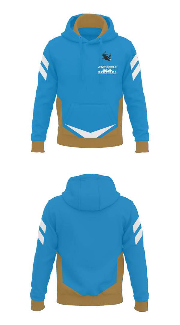 Hoodie, Jones Middle School Basketball, Men's Basketball, Teamtime, Team time, sublimation, custom sports apparel, team uniforms, spirit wear, spiritwear, sports uniforms, custom shirts, team store, custom team store, fundraiser sports, apparel fundraiser