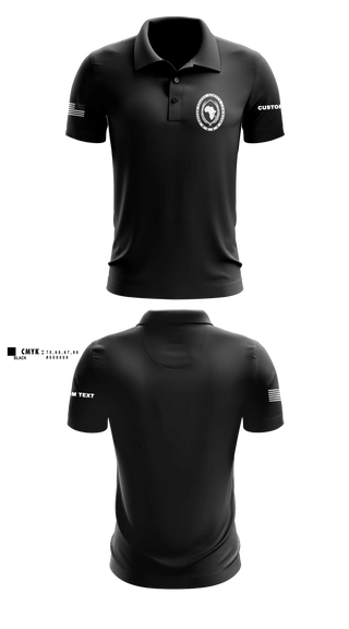 Long Sleeve Performance Polo, USAFRICOM, Army, Teamtime, Team time, sublimation, custom sports apparel, team uniforms, spirit wear, spiritwear, sports uniforms, custom shirts, team store, custom team store, fundraiser sports, apparel fundraiser