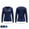 Campbellsville police department Women's Long Sleeve V-neck Shirt - 1