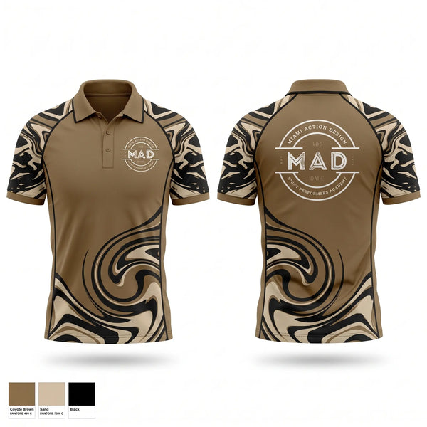 Short Sleeve Performance Polo, Miami Action Design, , Teamtime, Team time, sublimation, custom sports apparel, team uniforms, spirit wear, spiritwear, sports uniforms, custom shirts, team store, custom team store, fundraiser sports, apparel fundraiser