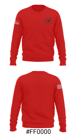 Crew Neck Sweatshirt, Holly Senior High School Wrestling, Wrestling, Teamtime, Team time, sublimation, custom sports apparel, team uniforms, spirit wear, spiritwear, sports uniforms, custom shirts, team store, custom team store, fundraiser sports, apparel fundraiser