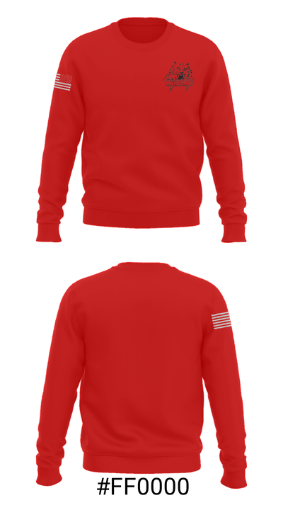 Holly Senior High School Wrestling 9386762 Crew Neck Sweatshirt - 16
