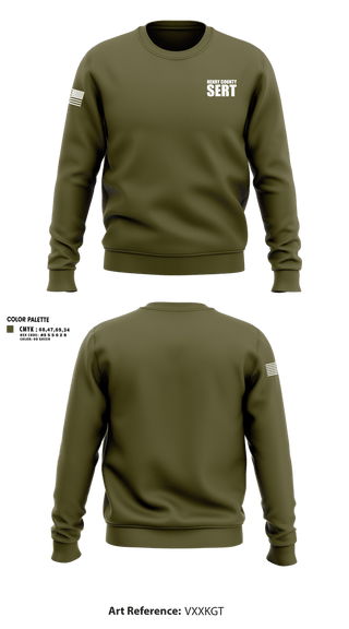 Crew Neck Sweatshirt, Henry County SERT, Police, Teamtime, Team time, sublimation, custom sports apparel, team uniforms, spirit wear, spiritwear, sports uniforms, custom shirts, team store, custom team store, fundraiser sports, apparel fundraiser