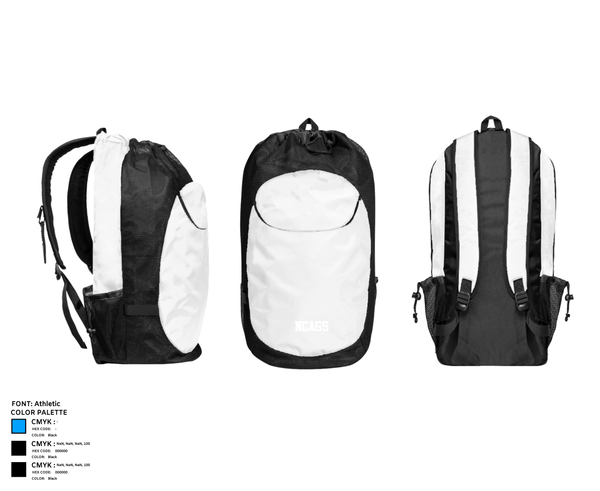 Gear Bag, NCAGS, Navy, Teamtime, Team time, sublimation, custom sports apparel, team uniforms, spirit wear, spiritwear, sports uniforms, custom shirts, team store, custom team store, fundraiser sports, apparel fundraiser