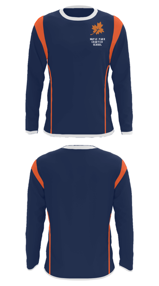 Long Sleeve Performance Shirt, Maple Park Charter School, Spirit Store, Teamtime, Team time, sublimation, custom sports apparel, team uniforms, spirit wear, spiritwear, sports uniforms, custom shirts, team store, custom team store, fundraiser sports, apparel fundraiser