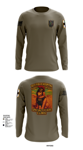 Long Sleeve Performance Shirt, SCC 10th Field Hospital, , Teamtime, Team time, sublimation, custom sports apparel, team uniforms, spirit wear, spiritwear, sports uniforms, custom shirts, team store, custom team store, fundraiser sports, apparel fundraiser