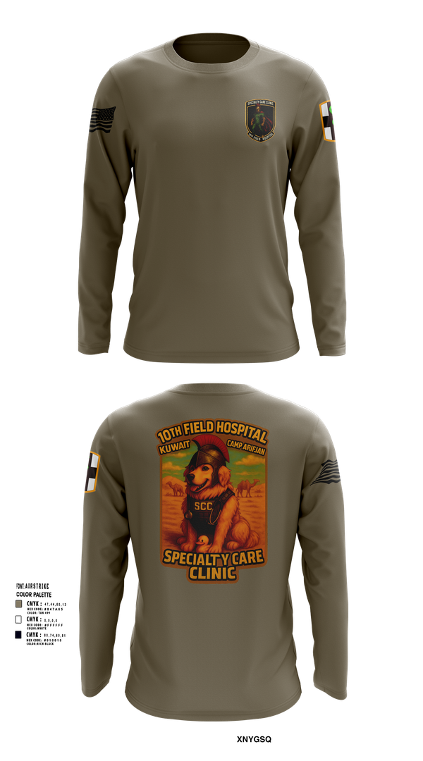 Long Sleeve Performance Shirt, SCC 10th Field Hospital, , Teamtime, Team time, sublimation, custom sports apparel, team uniforms, spirit wear, spiritwear, sports uniforms, custom shirts, team store, custom team store, fundraiser sports, apparel fundraiser