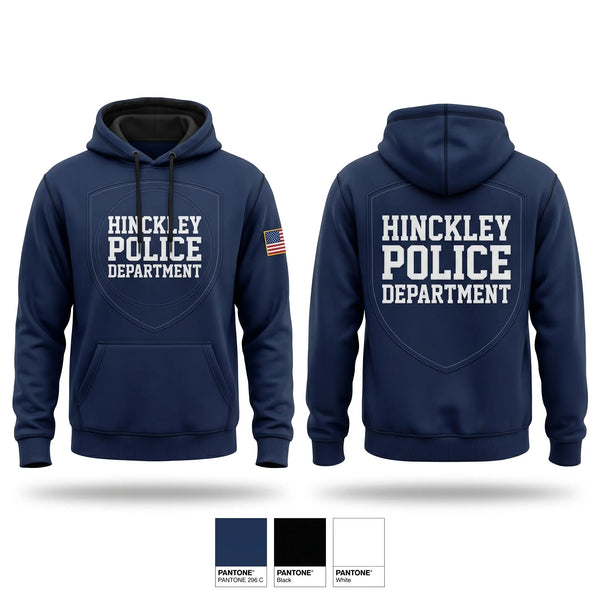 Hoodie, Hinckley Police Department, Police, Teamtime, Team time, sublimation, custom sports apparel, team uniforms, spirit wear, spiritwear, sports uniforms, custom shirts, team store, custom team store, fundraiser sports, apparel fundraiser