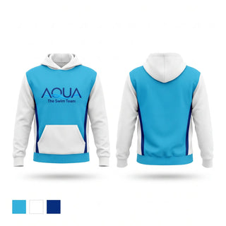 Hoodie, Aqua the Swim Team, Swimming, Teamtime, Team time, sublimation, custom sports apparel, team uniforms, spirit wear, spiritwear, sports uniforms, custom shirts, team store, custom team store, fundraiser sports, apparel fundraiser