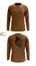 Wolf Combatives Long Sleeve Performance Shirt 106