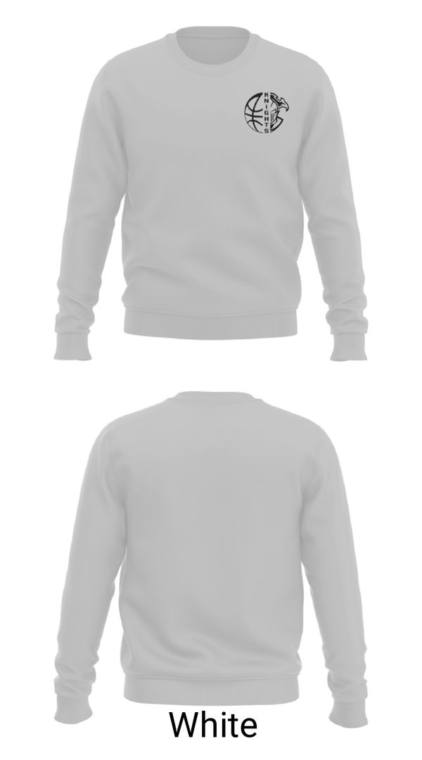 Crew Neck Sweatshirt, Shadow Hills Knights, Men's Basketball, Teamtime, Team time, sublimation, custom sports apparel, team uniforms, spirit wear, spiritwear, sports uniforms, custom shirts, team store, custom team store, fundraiser sports, apparel fundraiser