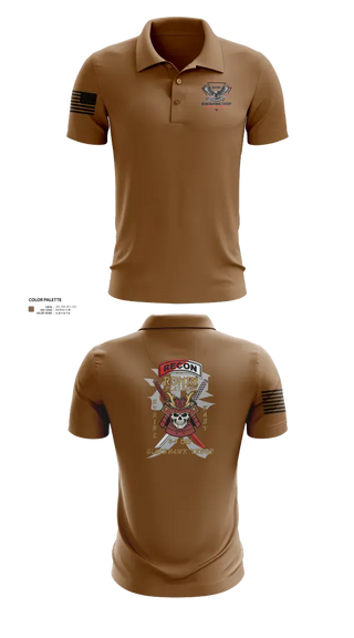 Short Sleeve Performance Polo, 4-9 CAV, RONIN PLT, Army, Teamtime, Team time, sublimation, custom sports apparel, team uniforms, spirit wear, spiritwear, sports uniforms, custom shirts, team store, custom team store, fundraiser sports, apparel fundraiser