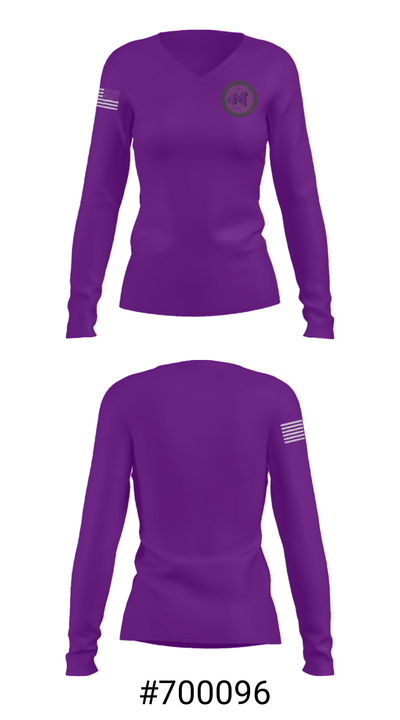 Mascoutah Elementary School 5135755 Women's Long Sleeve V-neck Shirt - 20