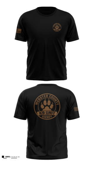 Short Sleeve Performance Shirt, Webster County Sheriff's Office, Police, Teamtime, Team time, sublimation, custom sports apparel, team uniforms, spirit wear, spiritwear, sports uniforms, custom shirts, team store, custom team store, fundraiser sports, apparel fundraiser