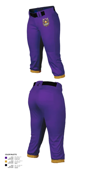 Softball Pants, Lady Fusion, Softball, Teamtime, Team time, sublimation, custom sports apparel, team uniforms, spirit wear, spiritwear, sports uniforms, custom shirts, team store, custom team store, fundraiser sports, apparel fundraiser