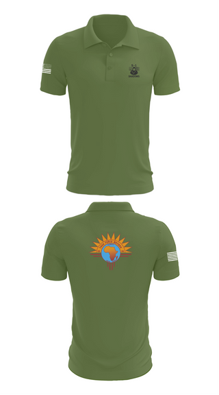 Short Sleeve Performance Polo, TF BATAAN S1, Army, Teamtime, Team time, sublimation, custom sports apparel, team uniforms, spirit wear, spiritwear, sports uniforms, custom shirts, team store, custom team store, fundraiser sports, apparel fundraiser