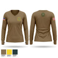 1137th MP Company Women's Long Sleeve V-neck Shirt - 1