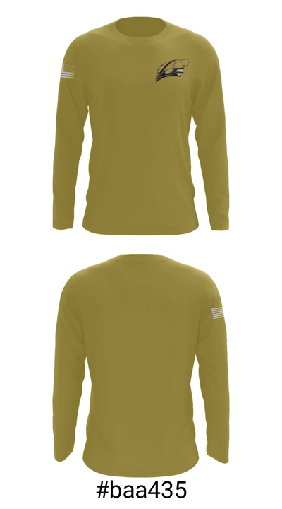 Corunna High School Wrestling 12954712 Long Sleeve Performance Shirt - 18