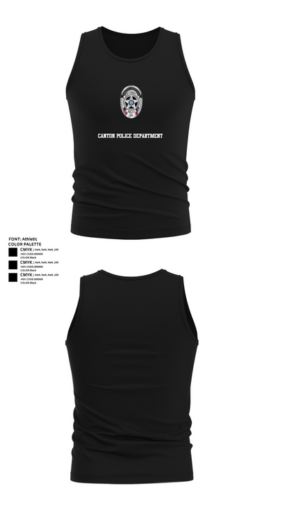Canton Police Department 67540830 Tank Top - 37